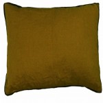 Housse de coussin pur lin lav - Prlude Foin - 45 x 45 cm