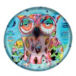 Coupelle Chouette par Michelle Allen Designs en verre 15 cm