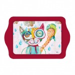 Plateau Chat par Michelle Allen 20 x 14 cm