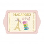 Petit plateau Les Macarons de Paris 20 x 14 cm