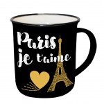 Mug Paris Je t'Aime - Noir et or