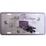 Plaque mtal Savon Jolie Provence 30 x 15 cm