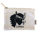Pochette plate Corsica en coton