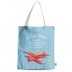 Sac cabas coton Le Petit Prince de St Exupry - L'avion