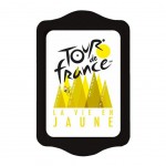 Mini plateau Tour de France 21 x 14 cm - La vie en jaune