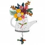 Horloge Allen Designs Arrosoir fleuri