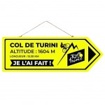 Flche en bois Tour de France -  Le Col de Turini