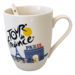 Mug avec cuillre Tour de France