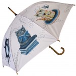 Grand Parapluie Crazy Cat par Michelle Allen - Allen Designs