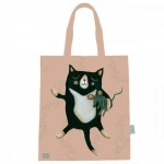 Sac cabas coton Allen Design - Le Chat - Crasy Cat