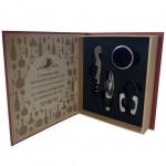 Coffret cadeau sommelier en forme de livre