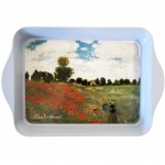 Mini plateau Claude Monet  - Les Coquelicots - 21 x 14 cm