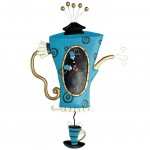 Horloge Allen Designs Thire Vintage bleue
