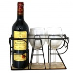 Porte bouteille Bar en mtal - Dcoration de table