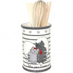 Pot  ustensiles et  couverts