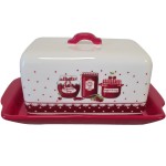 Beurrier en cramique confiture de fraises - collection Juliette