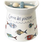 Pot  sel mural avec cuillre de bois Collection Cordelia