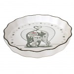 Plat  tarte Chats Chabada en cramique 27 cm