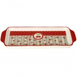 Plat  cake en Faence Collection CHERRY