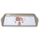 Plateau rectangulaire - Collection Liberty - 15 x 30 cm