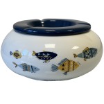 Cendrier Marocain Tribaly - Petits Poissons - 15 cm