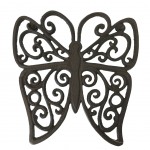 Dessous de plat Papillon en fonte 19 x 18 cm