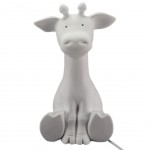 Lampe Girafe en porcelaine blanche 30 cm