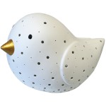 Lampe Oiseau en porcelaine 24 cm
