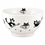 Bol en porcelaine Chats noirs 480 ml
