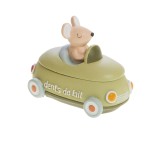 Bote  dents de lait - Modle souris en voiture verte