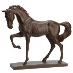 Figurine de dcoration Cheval Brun 55 cm