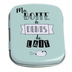 Boite  dents de lait Petite Souris - Modle Bleu