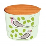 Pot en bambou avec son couvercle - I Love Birds