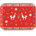 Petit plateau en fibre de bambou - Folk Alpaga Lama