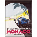 Plaque dcorative Monaco Grand Prix 1933 - 30 x 40 en mtal