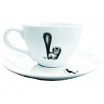 Tasse et soucoupe Les Chats de Dubout - Chat Mignon