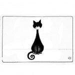 Set de table rtro Les chats de Dubout - Chat Spirale