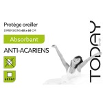 Protège Oreiller Coton absorbant Anti-Acariens - 60 x 60 cm