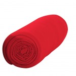 Drap housse rouge pour lit une place 90 x 190 cm