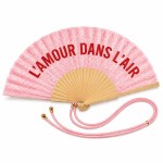 �ventail paillet� rose clair � L�amour dans l�air �