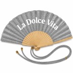 �ventail paillet� argent � La Dolce Vita �