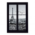 Sticker Trompe l'oeil Paris Tour Eiffel 68 x 48 cm