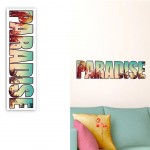 Stickers muraux Paradise planche 20 x 70 cm