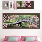 Sticker mural Trompe lil Jardin Zen