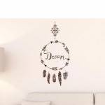 Stickers Boho Indien Attrape Rve Dream 1 planche de 50 x 70 cm