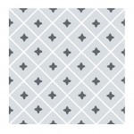 Stickers carreaux de ciment 15 x 15 cm - par 6 - Gris