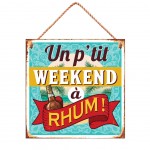 Plaque Dcorative Rhum  Suspendre 20 cm