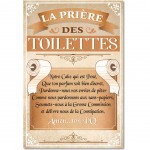 Cadre Toile Canvas - La Prire des Toilettes