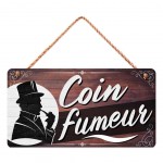 Plaque de porte pour Coin fumeur