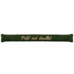 Coussin de porte Petit nid douillet vert 77 cm
